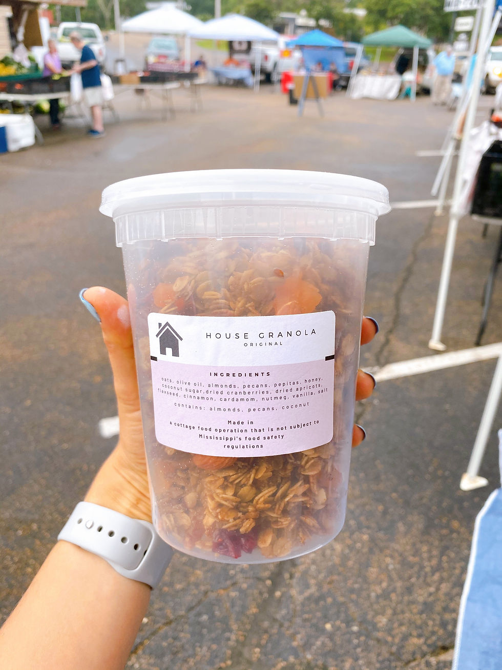 House Granola at Oxford, MS Farmer's Market