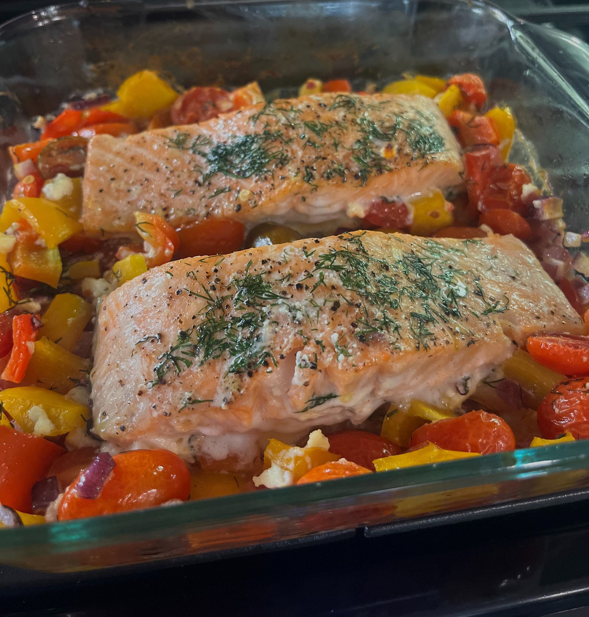 Sally Rychlak mediterannean salmon