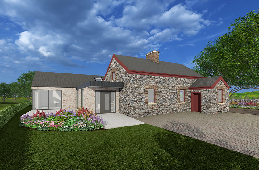 1930s Cottage Extension - Front View