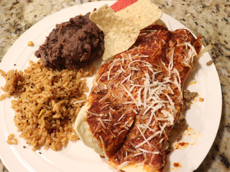 Pork and Cabbage Enchalada's