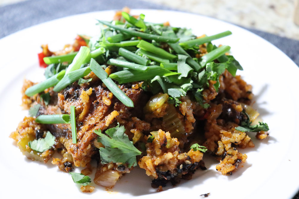 The Hybrid, Dirty Rice Jambalaya!