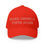 Thumbnail: MAKE AMERICA THINK AGAIN Closed-Back Embroidered Baseball Cap 