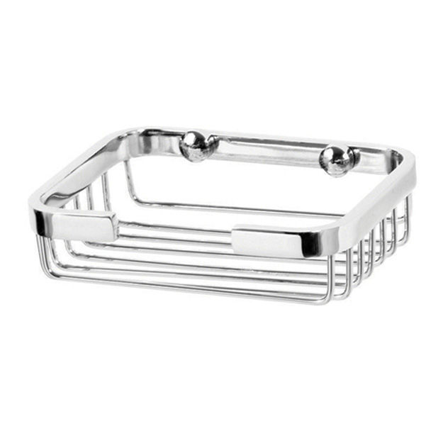 סבוניה רשת 12 ס”מ לקיר מקלחת ניקל מבריק SL204