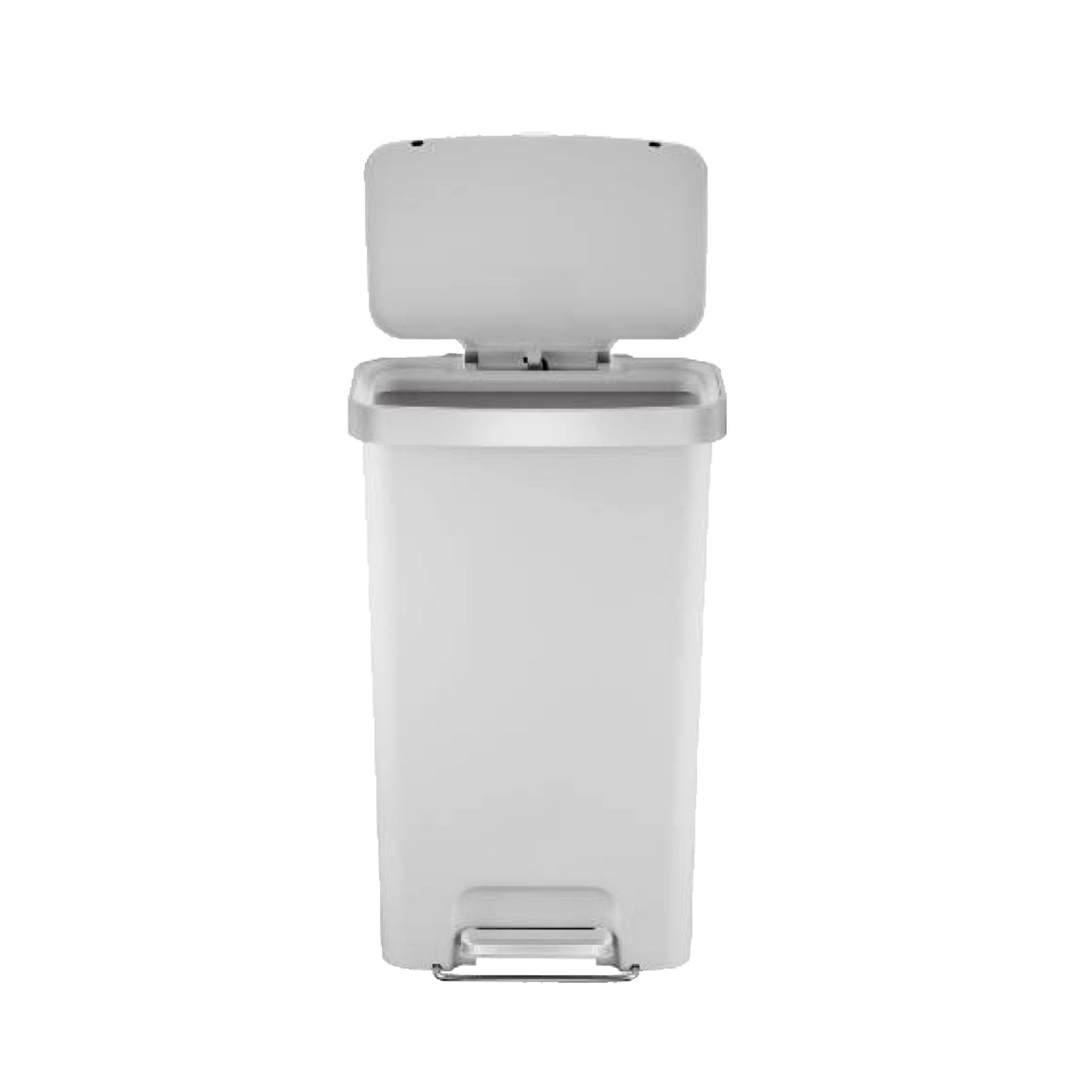 פח אשפה מלבני 45 ליטר HANA לבן EKO