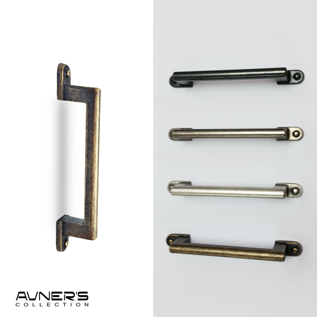 תמונה ממוזערת: ידיות מזוודה לריהוט דגם 9070 פליז עתיק