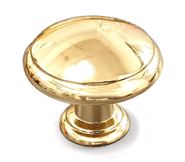 ידית כפתור לריהוט דגם 3133 עגול זהב מבריק