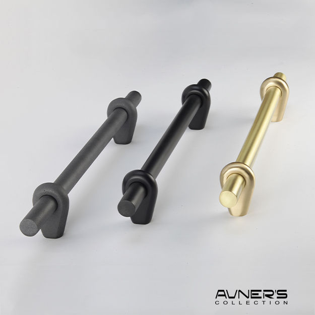 תמונה ממוזערת: Product: ידיות משיכה לדלת כניסה 50-100 ס״מ שחור חולי PREMIUM
