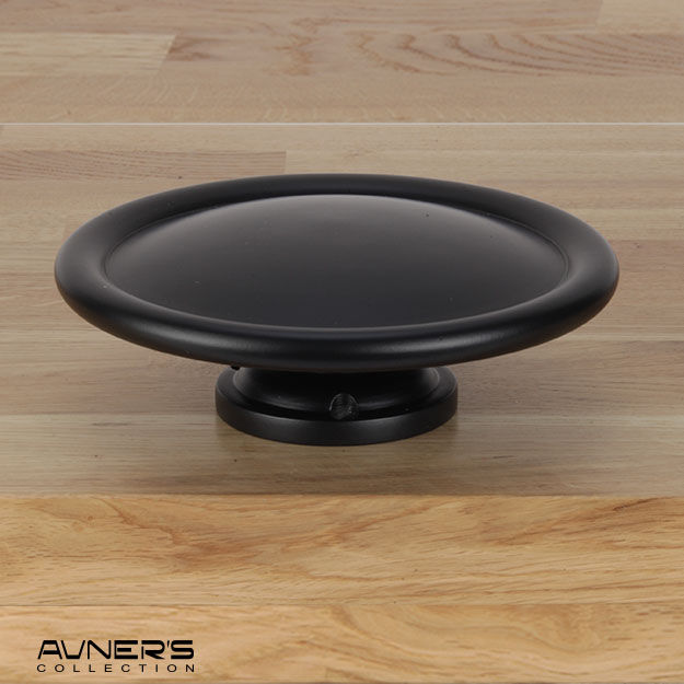 תמונה ממוזערת: Product: ידית משיכה עגולה קבועה לדלת כניסה מעוצבת שחור מט PREMIUM
