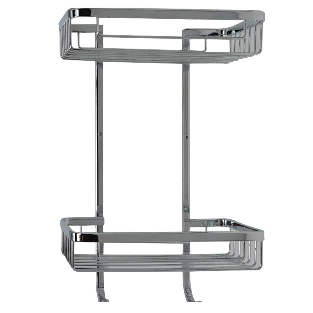 רשת כפולה למקלחון ניקל מבריק K609