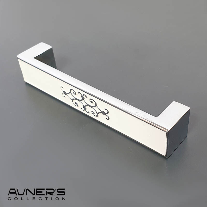 תמונה ממוזערת: Product: ידית לארון מטבח דגם 313 במידה 128 מ״מ אמייל לבן עם מבריק
