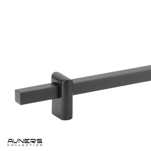 תמונה ממוזערת: Product: ידית משיכה לדלת כניסה 80 ס״מ מעוצבת שחור מט PREMIUM
