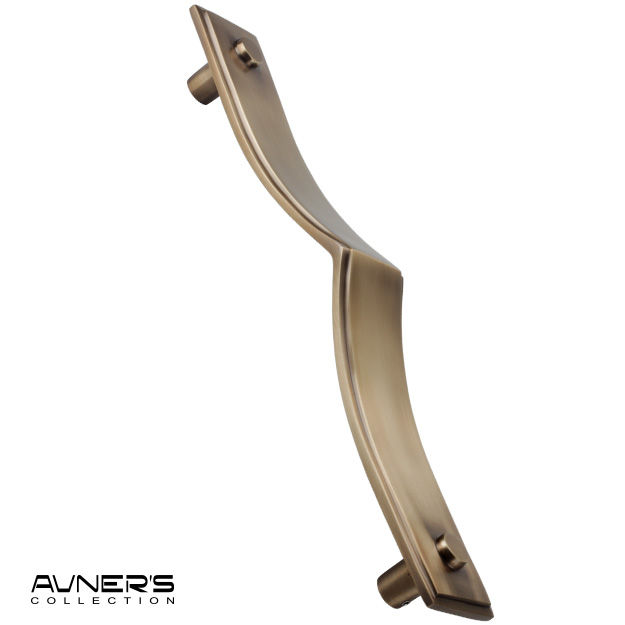 ידית משיכה לדלת כניסה 45 ס״מ פליז עתיק