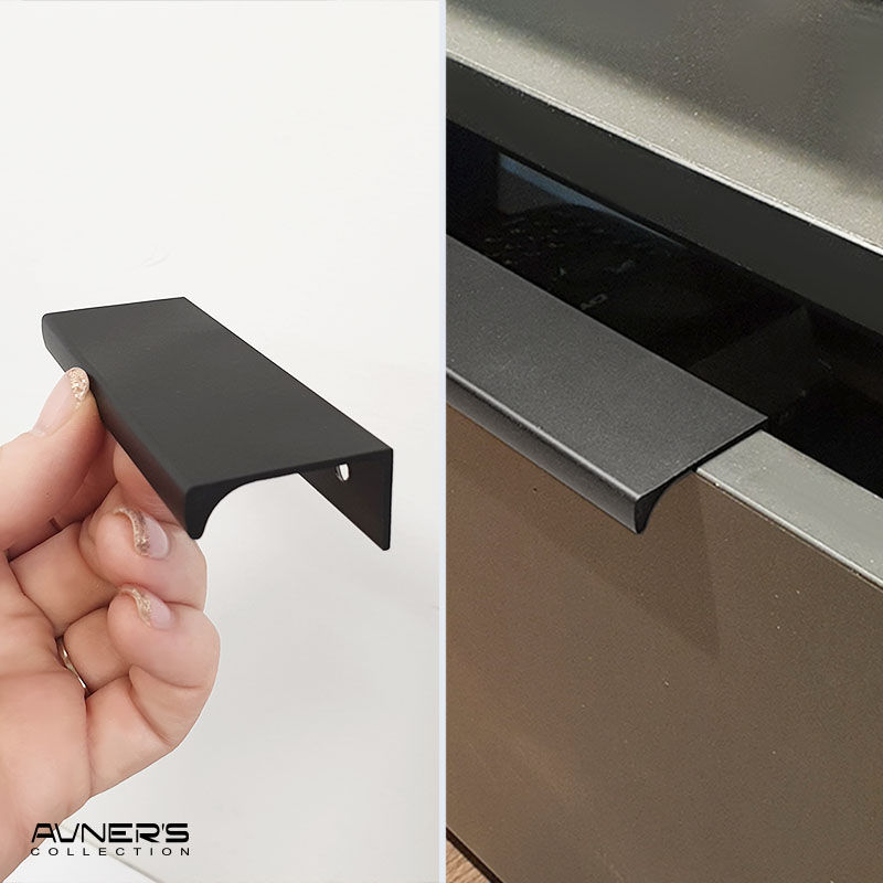 תמונה ממוזערת: Product: ידיות רוכבות למטבח במידות ארוכות 6041 שחור מט
