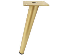 Product: רגל לשולחן | ספה גובה 15 - 71 ס״מ דגם CHIC זהב מט
