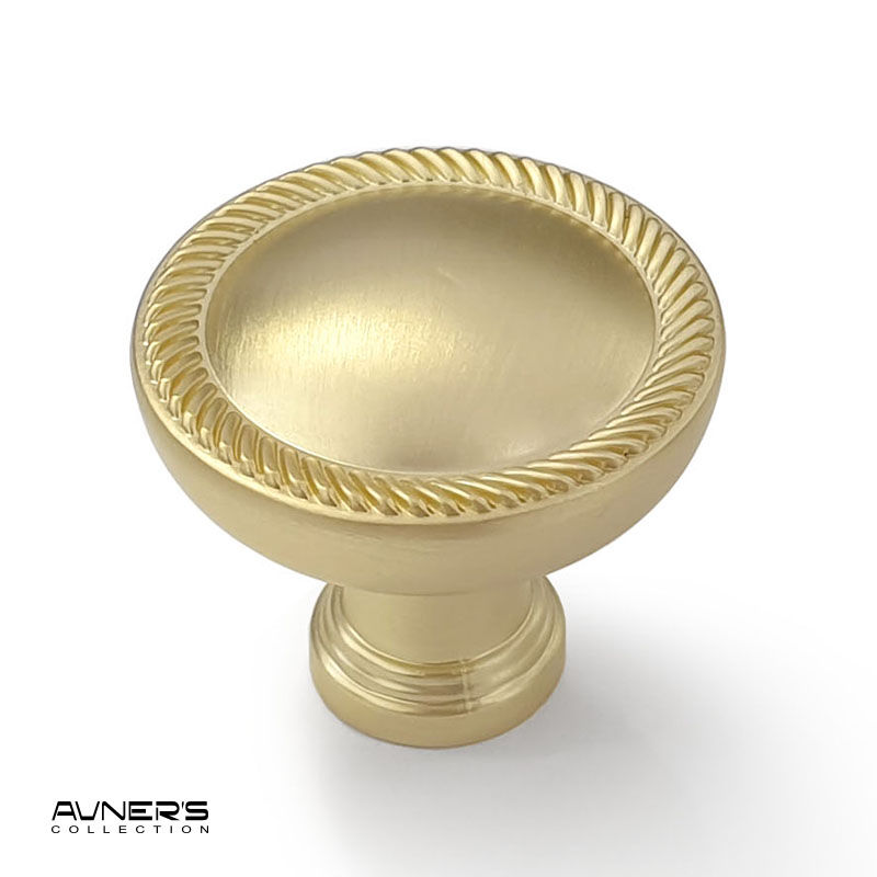 Product: ידית כפתור לארון מטבח דגם 3134 זהב מט
