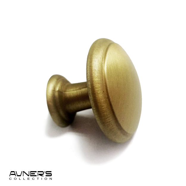 תמונה ממוזערת: ידיות כפתור זהב מט עגול דגם 3133