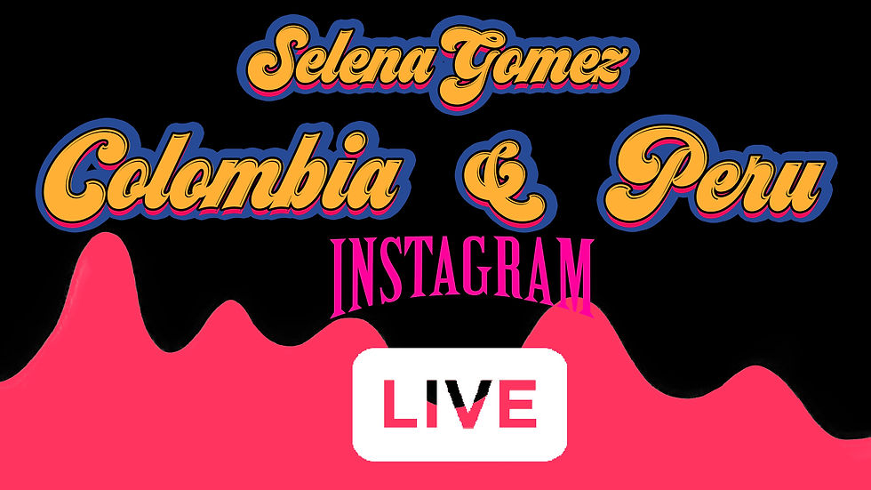 Instagram Live con Selena Gomez Perú