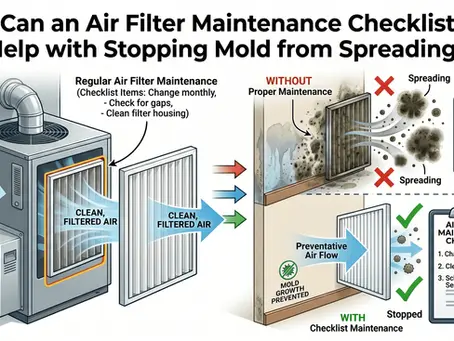 Can an Air Filter Maintenance Checklist Help with Stopping Mold from Spreading?