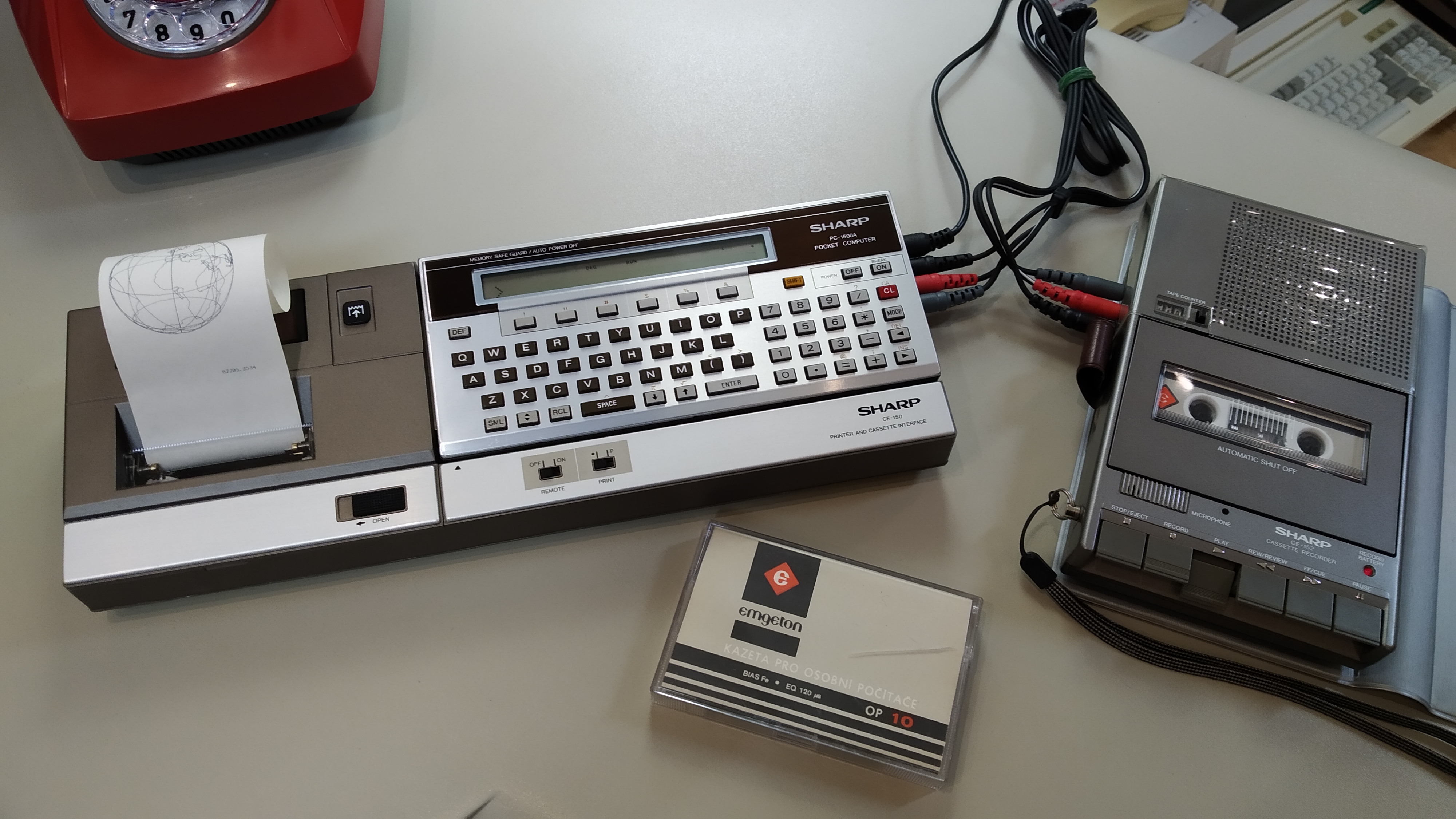 Sharp PC-1500A — Japonsko, 1982.
