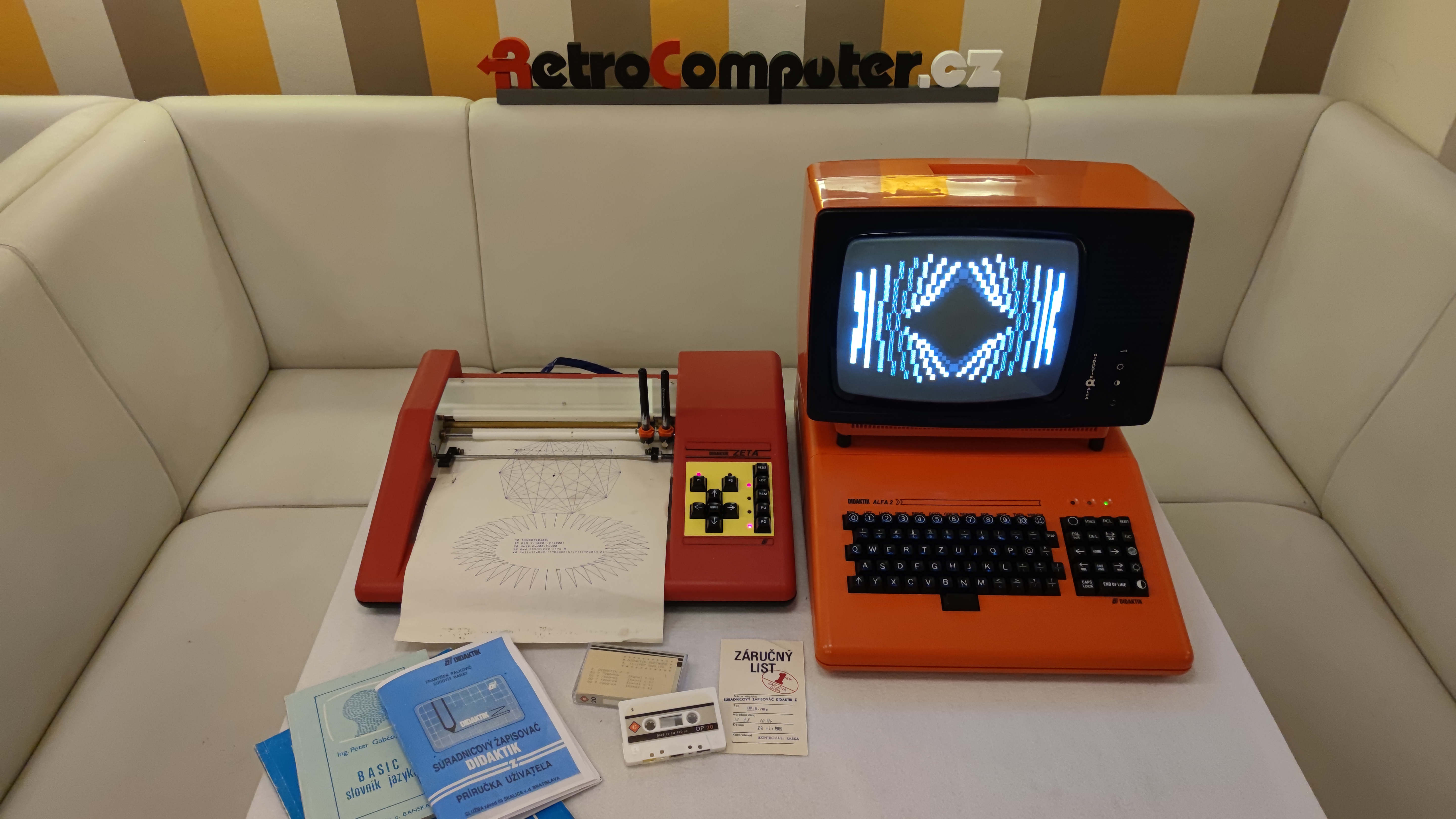 Didaktik Alfa 2 + zapisovač Didaktik Zeta — Československo, 1987.