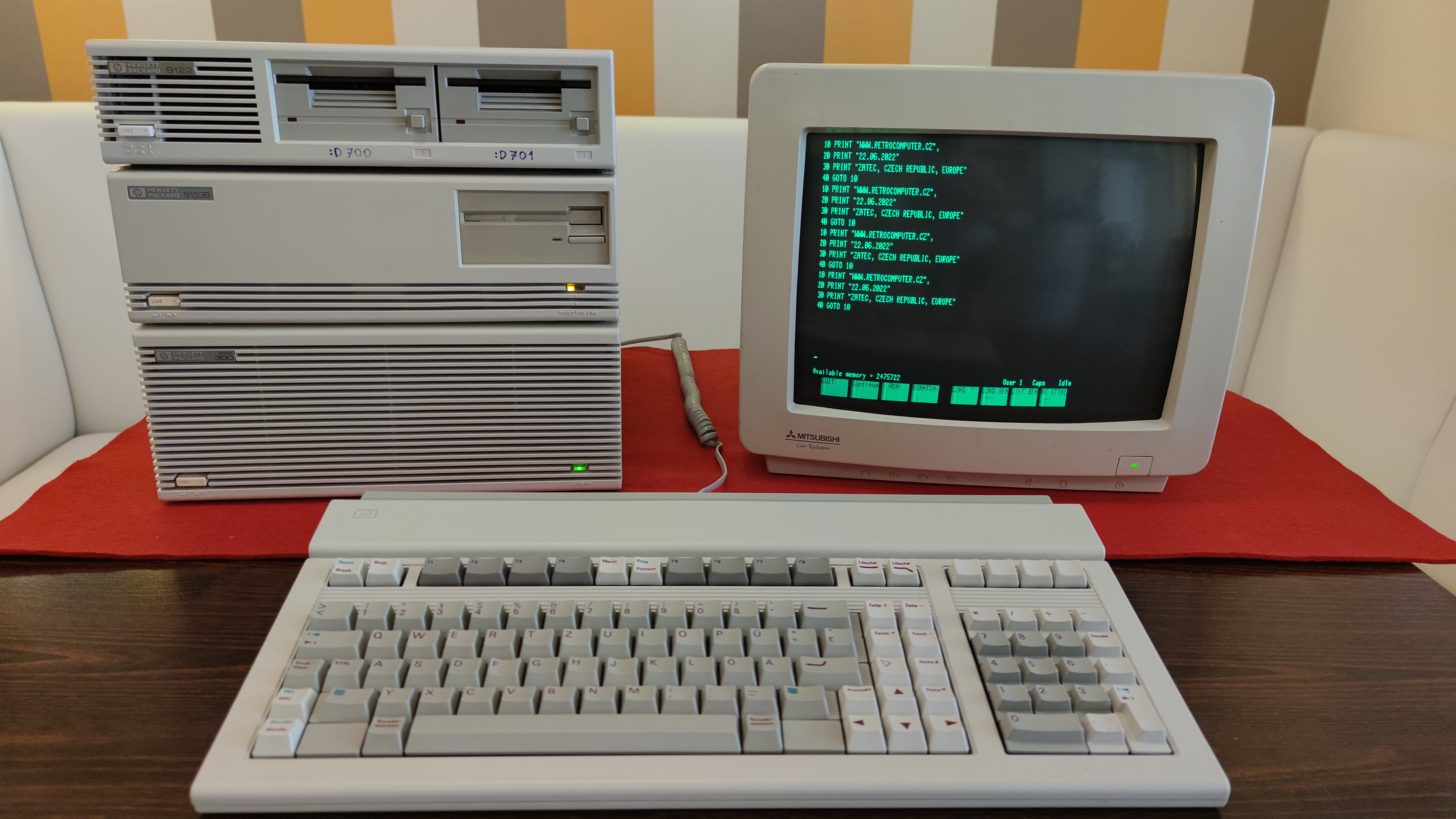 Hewlett-Packard 9000/300 (HP Apollo) — USA, 1985.