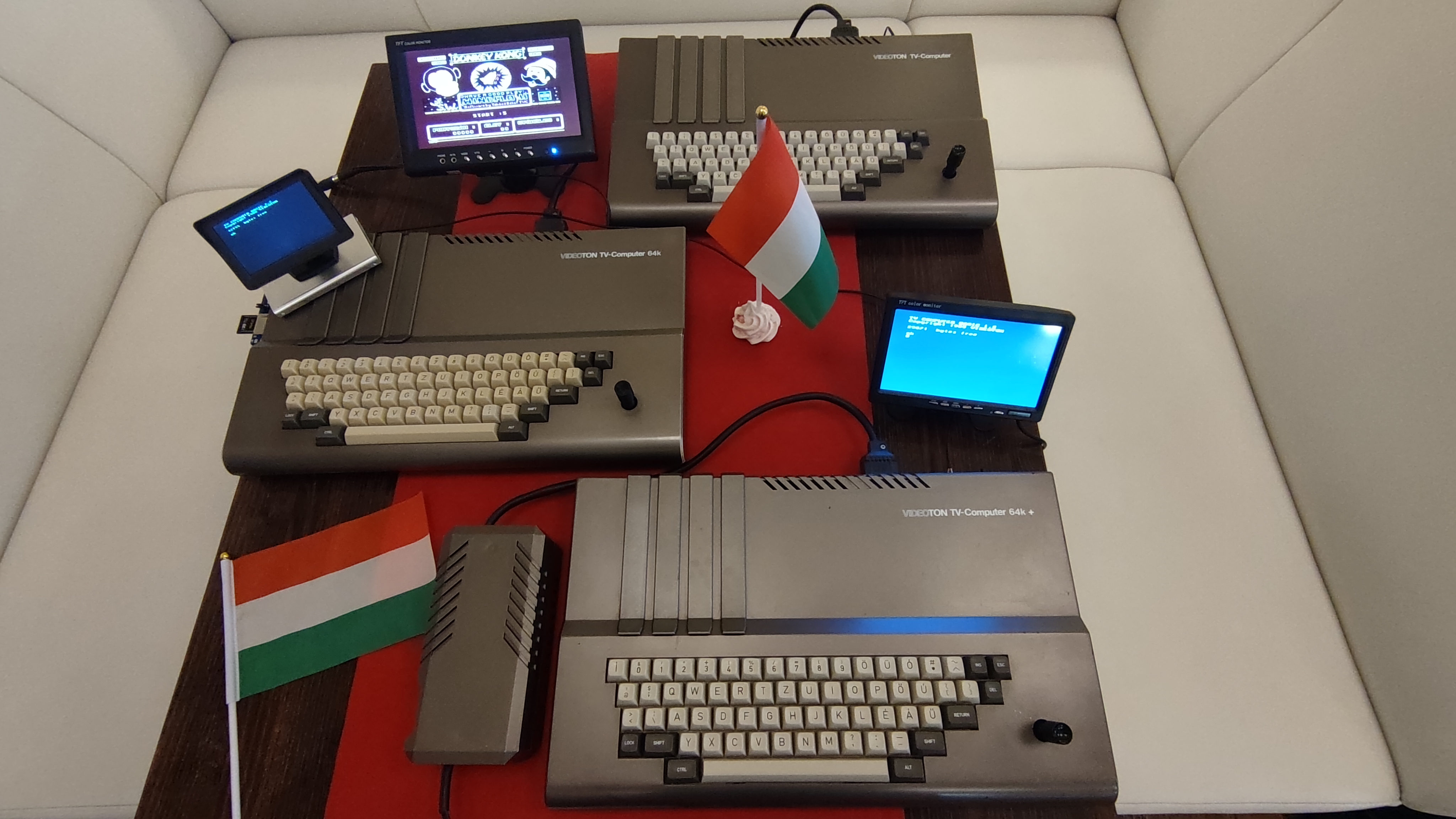 Videoton TVC + TVC 64 + TVC 64+ — Maďarsko, 1983–1985.