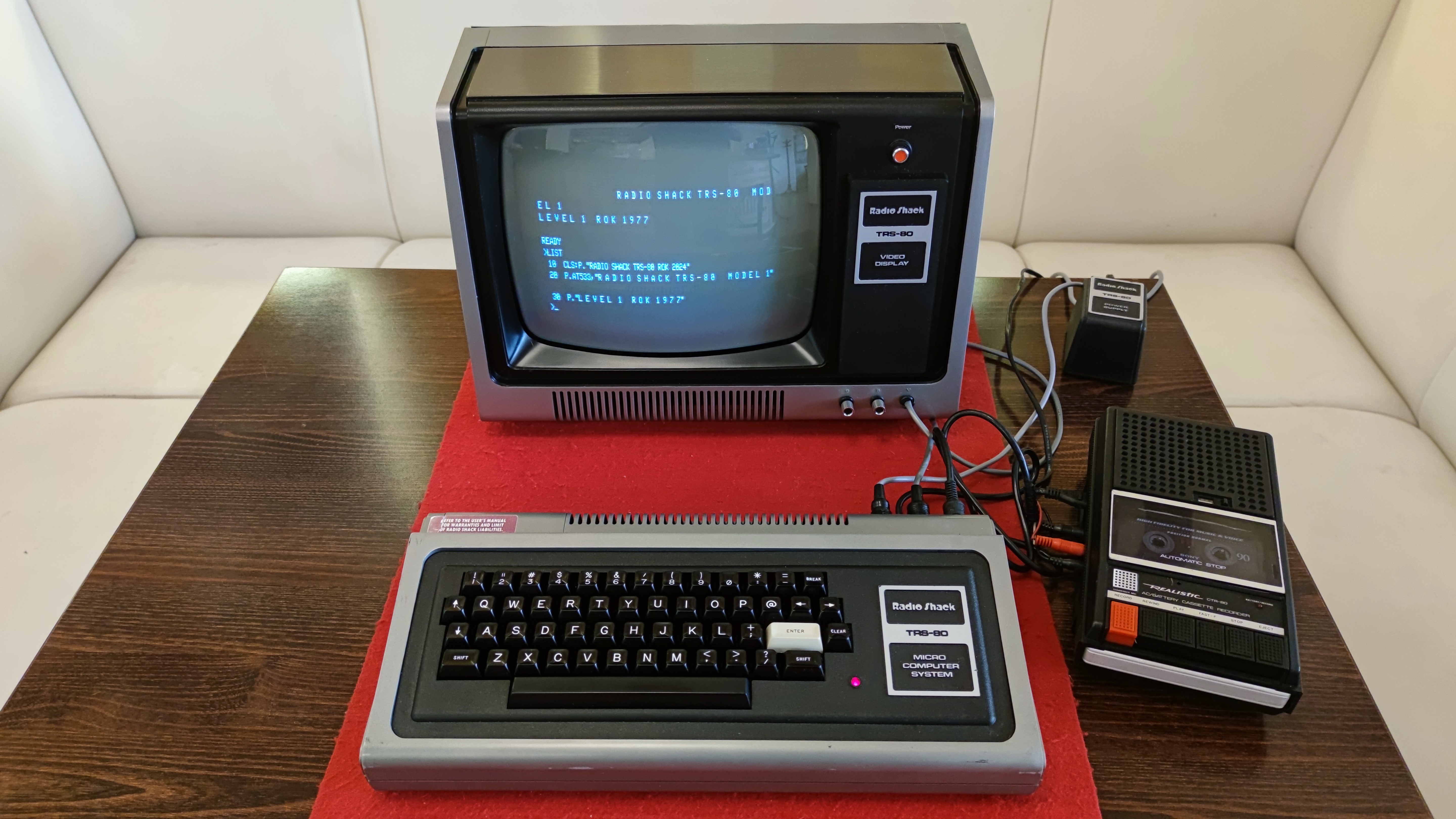 Tandy RadioShack TRS-80 Model I Level I — USA, 1977.