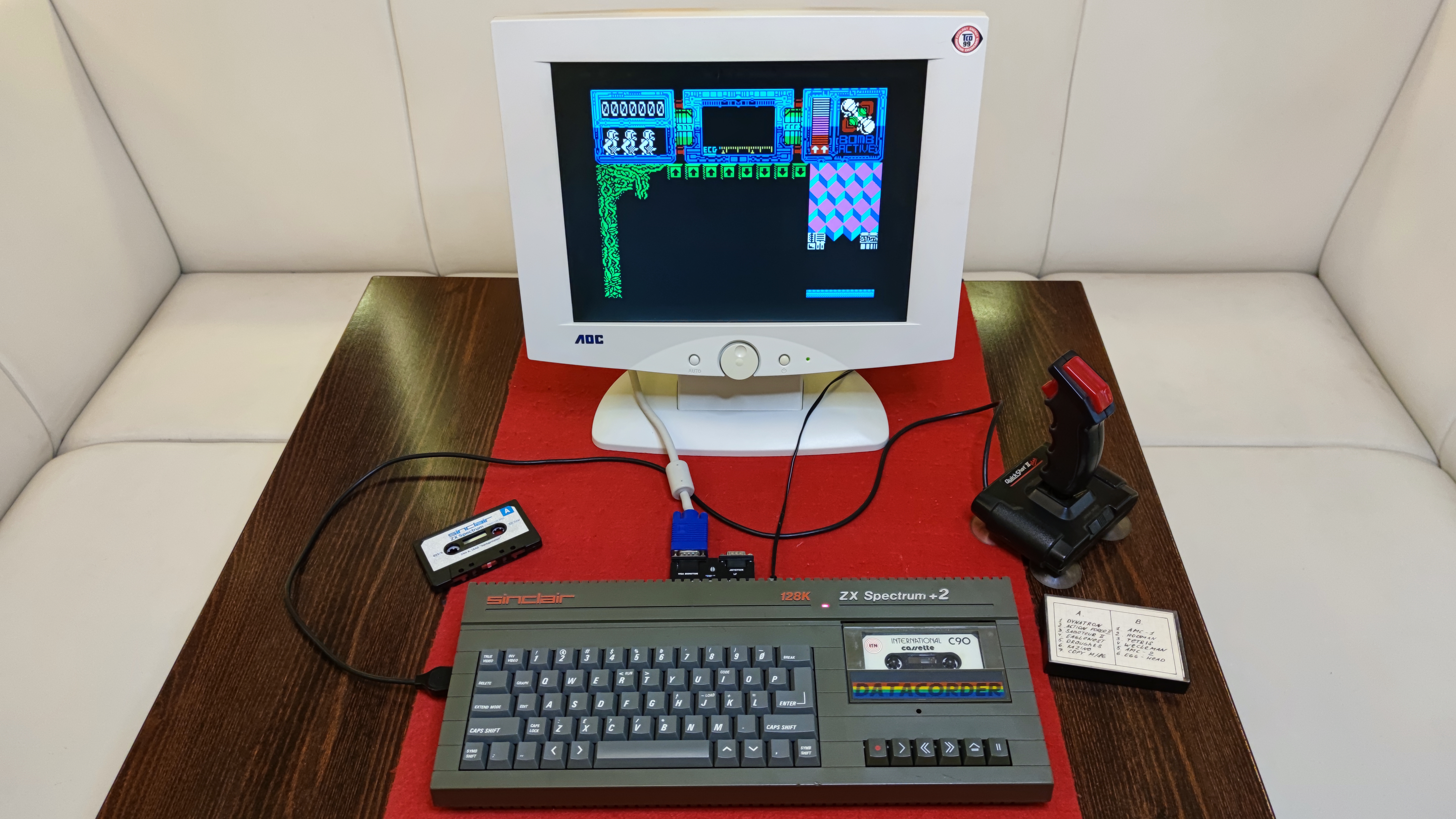 Sinclair ZX Spectrum 128K +2A — Anglie, 1988.