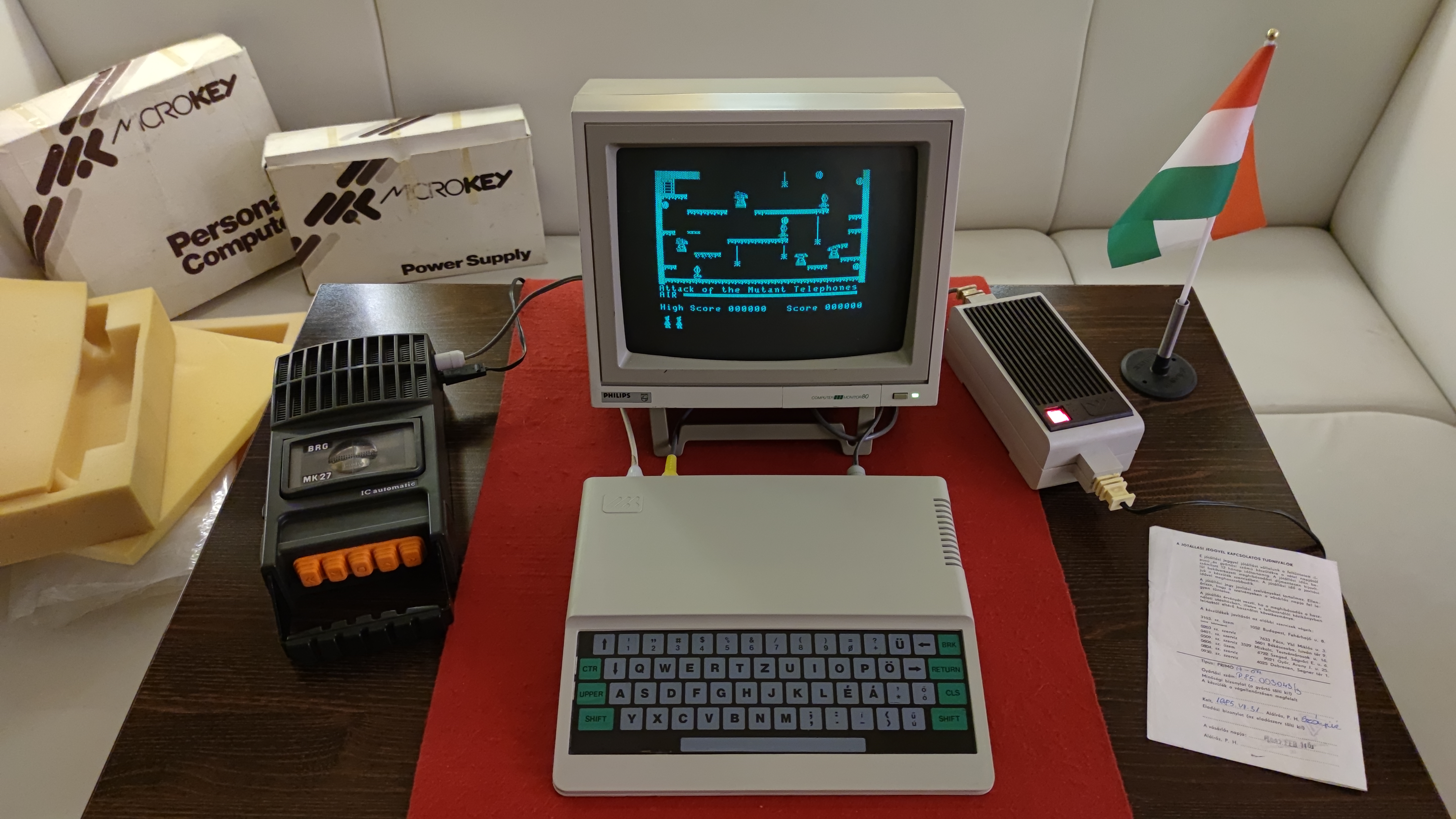 Microkey Primo A64 — Maďarsko, 1985.