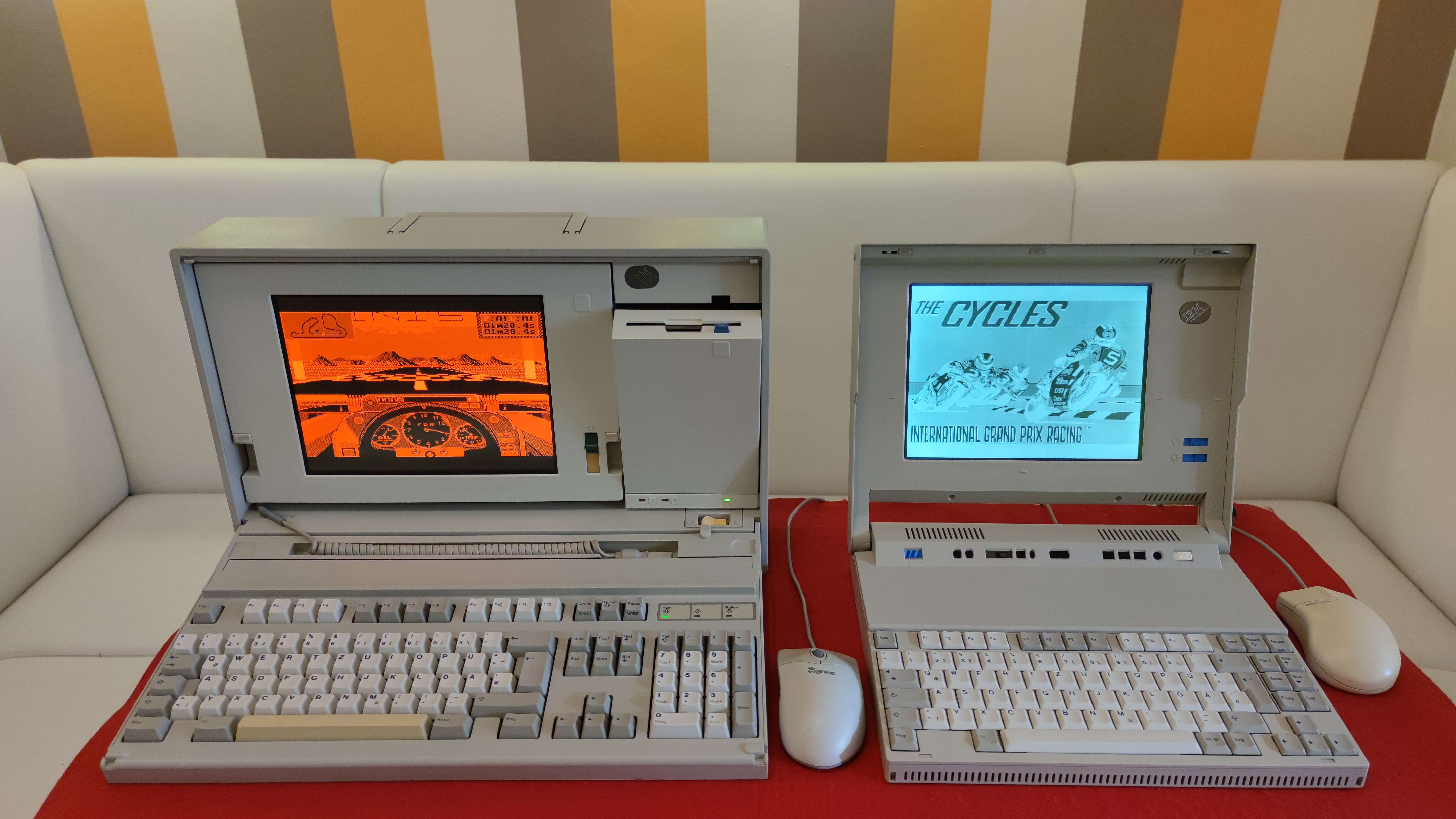 Srovnání: IBM PS/2 P70 × IBM PS/2 L40SX — USA, 1989/1991.