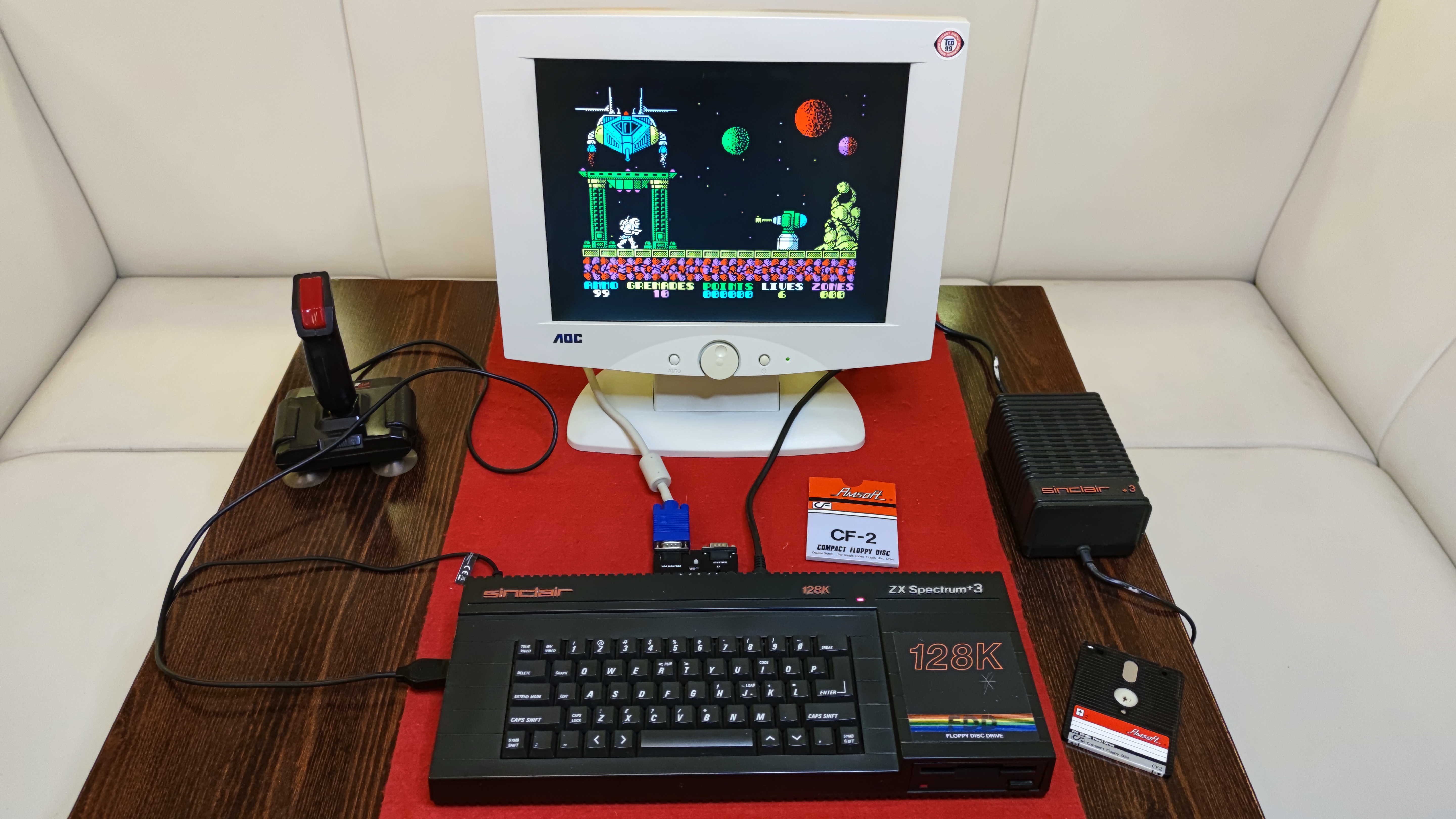 Sinclair ZX Spectrum +3 — Anglie, 1987.