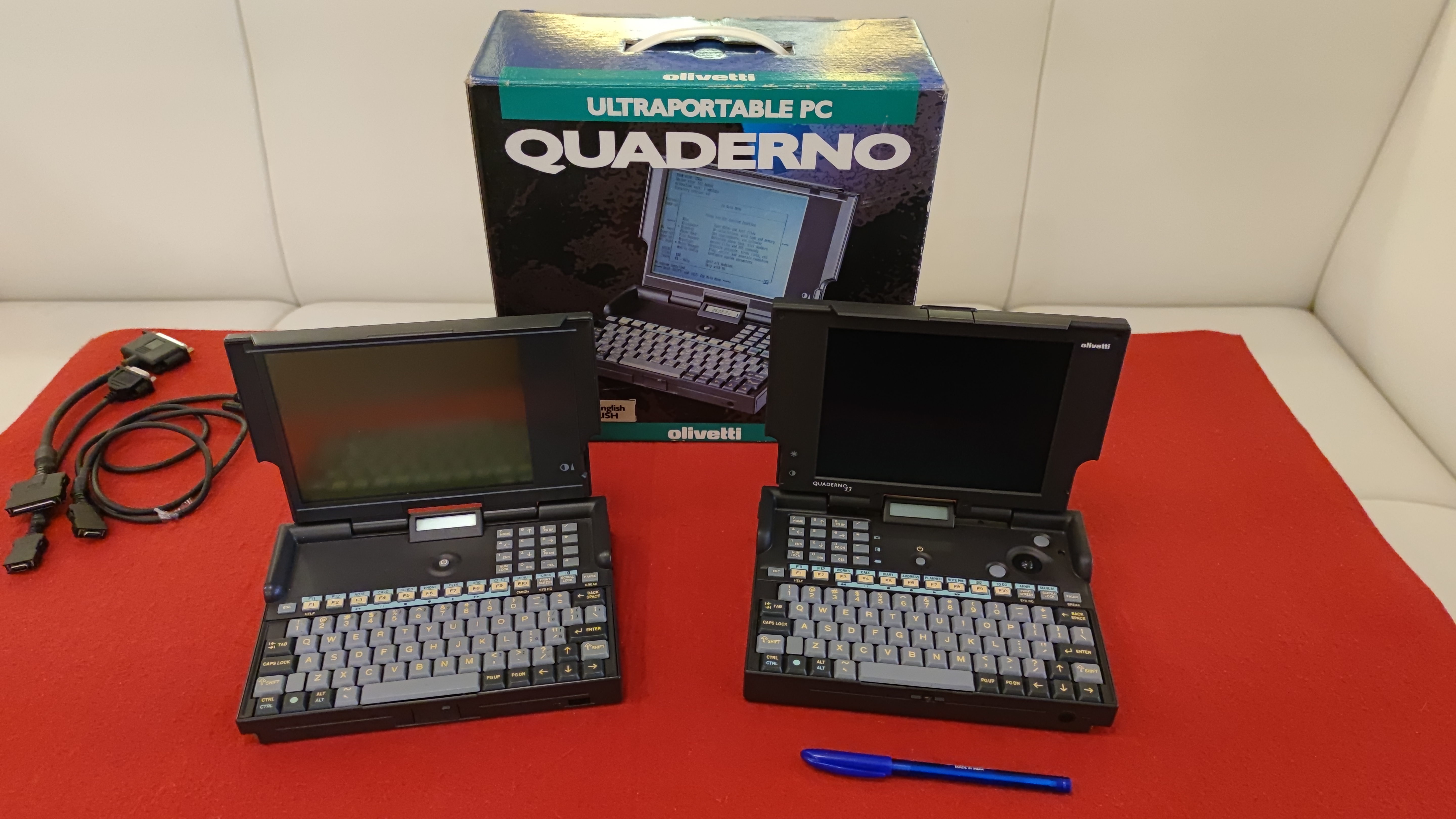 Olivetti Quaderno PT-XT-20 + PT-AT-60 — Itálie, 1992.