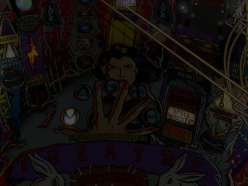 Theatre of Magic pinball playfield