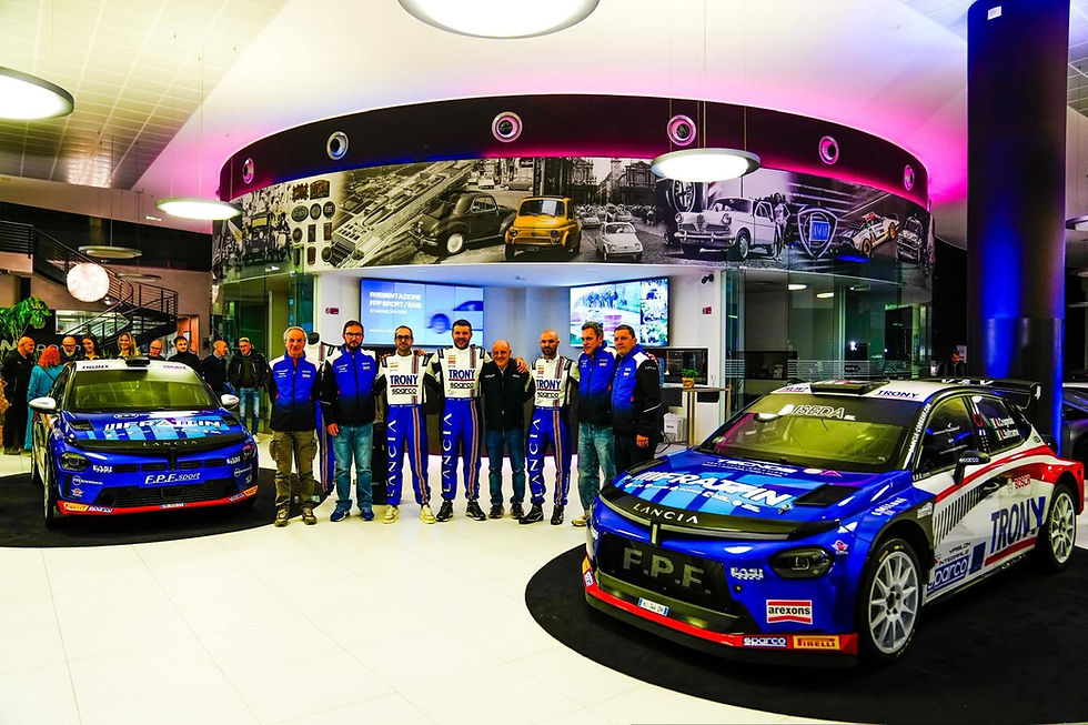 Presentati i programmi di EASI e FPF Sport nel CIAR Sparco 2026Crugnola punta all’Assoluto, Lorallini al 2RM. Entrambi con Lancia