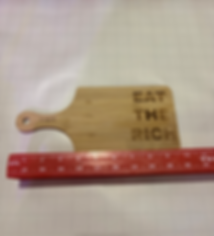 Eat the Rich Pickled® (for spanking or pickles) Personal Snack Board