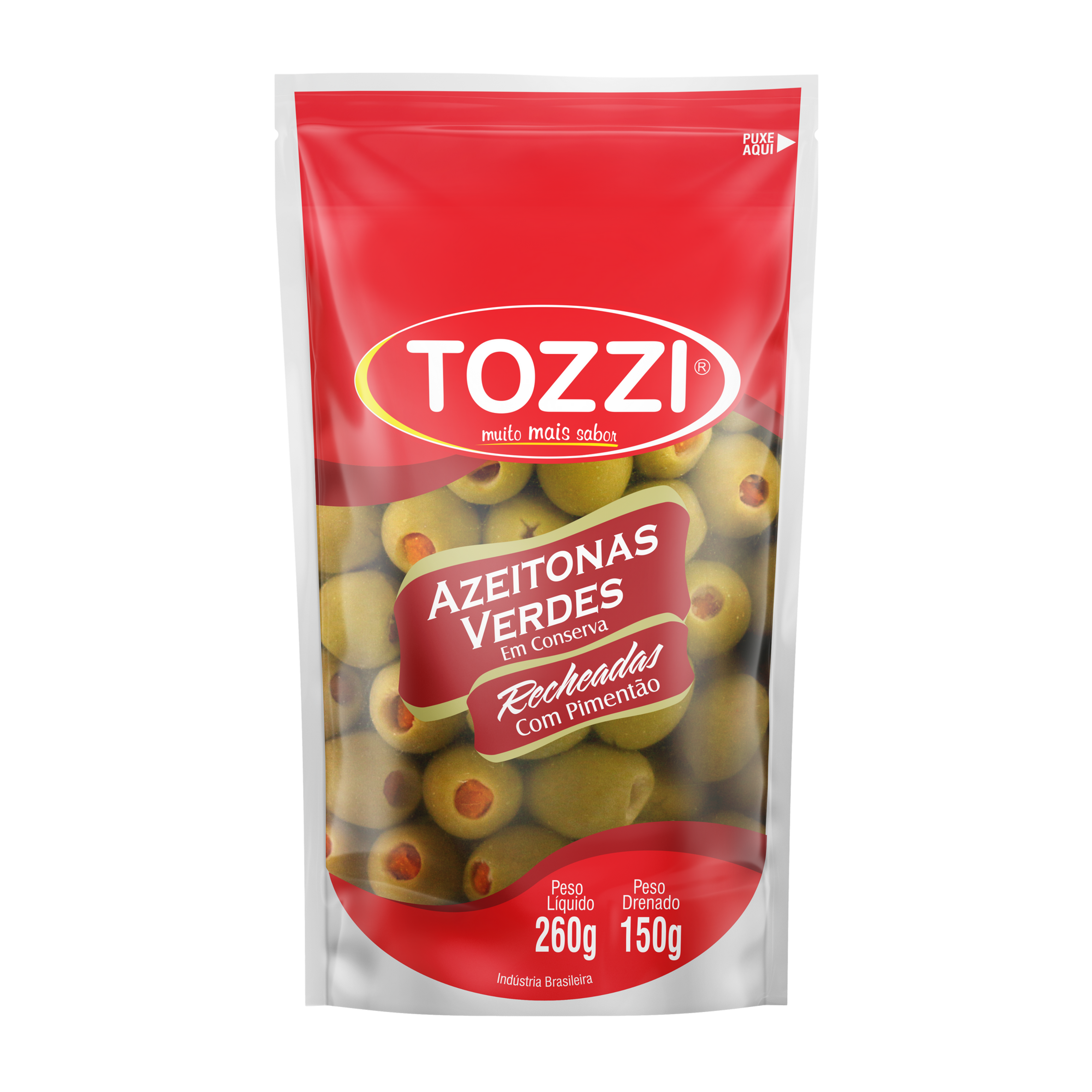 Azeitonas Verdes Recheadas c/ Pimentão