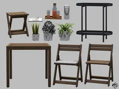 Qicc - Evergreen Balcony Set