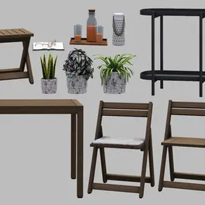 Qicc - Evergreen Balcony Set