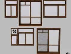 Sims-KKB - Ordinary Windows Set