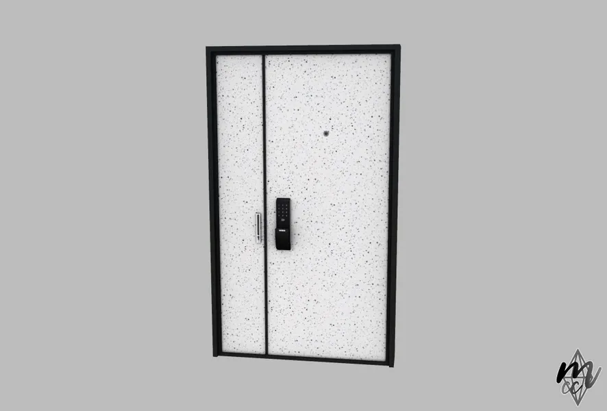 SimsKKB Pushful Door Lock Door