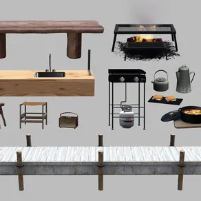 LedgerAtelier - Forelsket Lake Camping Set