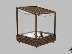Chicklet/SIMthing New - Modern Hot Tub (Functional)