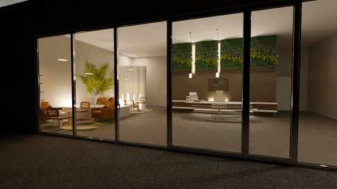 Espace Professionnel Entreprise salle d'attente et accueil