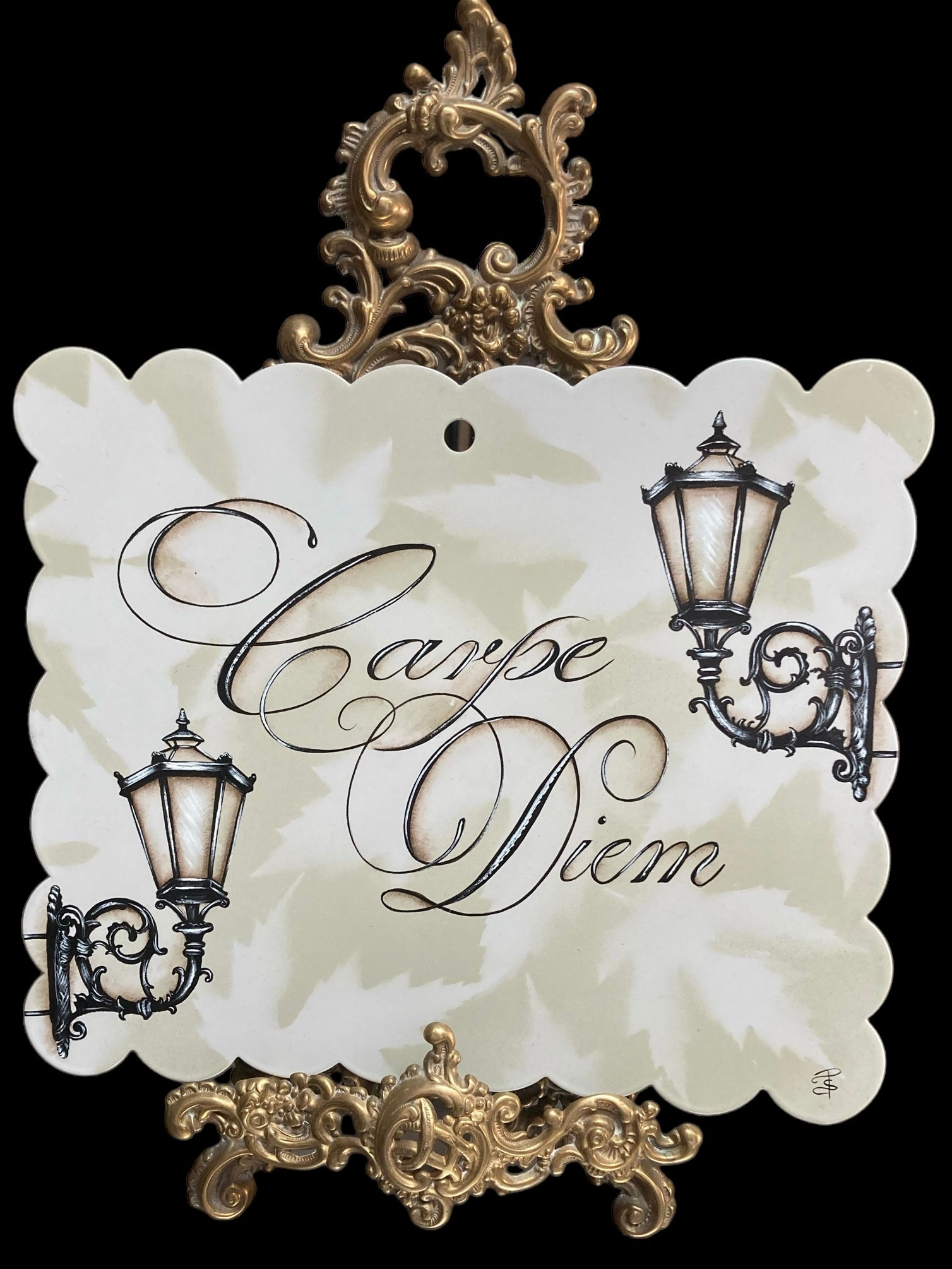 Plaque décorative de jardin