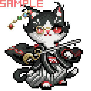 和装のケットシーさん