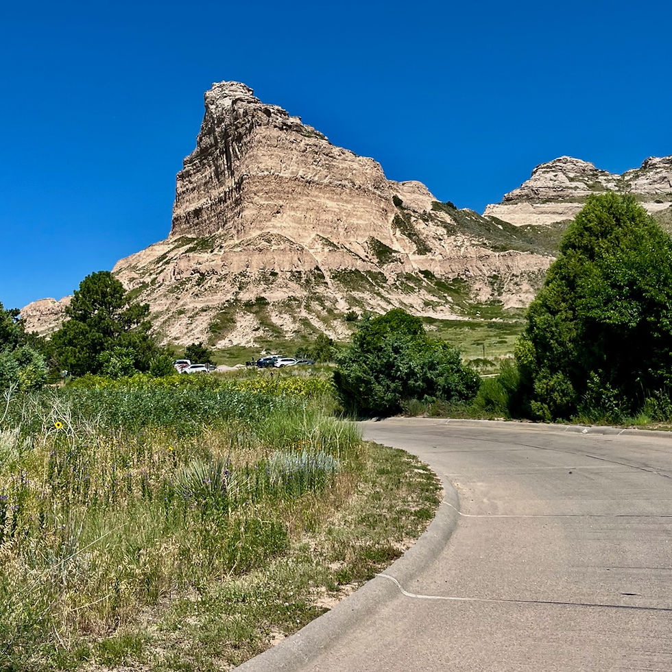 This feature of Scott's Bluff is referred to as the "Gibraltar of Nebraska".