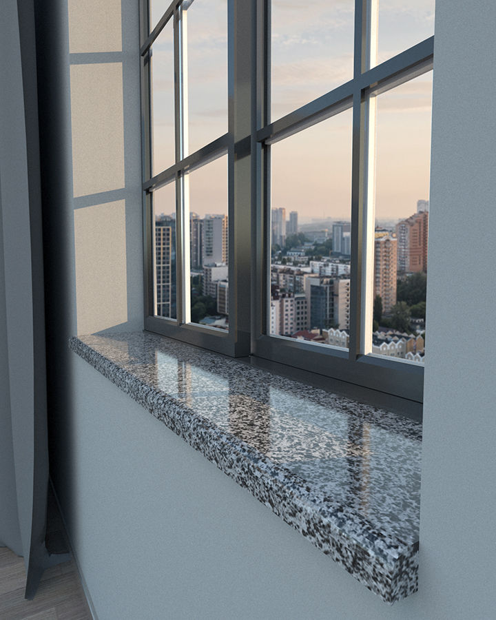 Гранитный подоконник с подогревом 1500x300x30 Покост (ф.А)