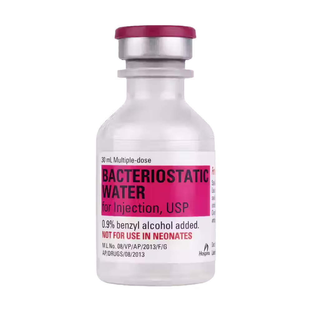 Pfizer Hospira Bacteriostatic Water for Injection – 30 mL