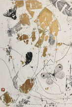 sai“Serenade A-III“, 6”x8”,mixed media on panel 2021 