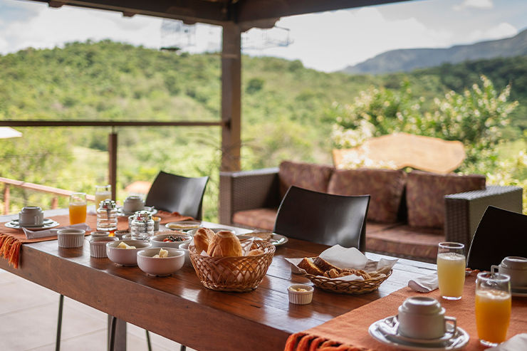 Imagem de café da manhã da Pousada Villa Severina